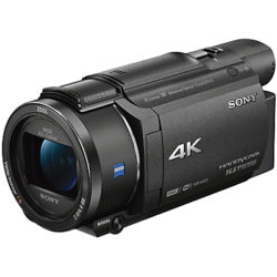 Sony FDR-AX53 Handycam with 4K Ultra-HD, Balanced Optical SteadyShot, 8.29MP, 20x Optical Zoom, NFC, Wi-Fi, 3 WhiteMagic LCD Screen, Black